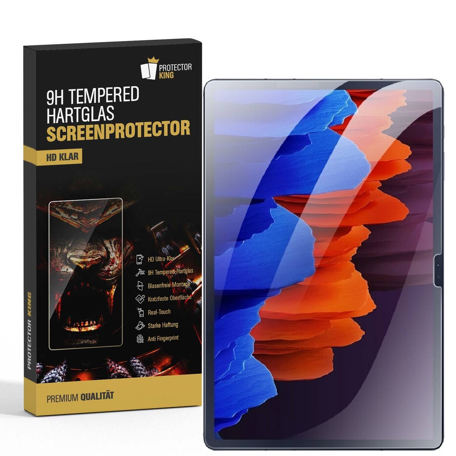 6x 9H Panzerglas für Samsung Galaxy Tab S8 Plus HD klar Displayschutz Schutzglas Schutzfolie Tempered Glasfolie Screen Protector