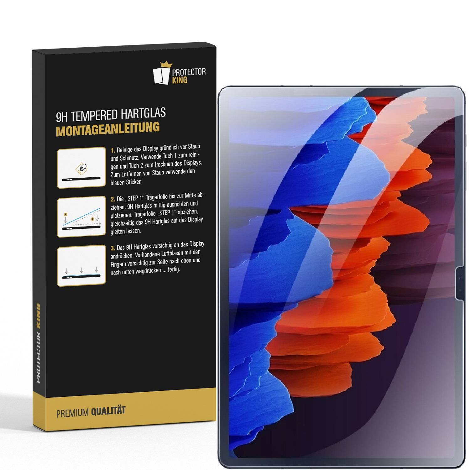 6x 9H Panzerglas für Samsung Galaxy Tab S8 Plus Displayschutz Schutzglas Matt ENTSPIEGELT ANTI-REFLEXSchutzfolie Hartglas Panzerfolie Displayglas
