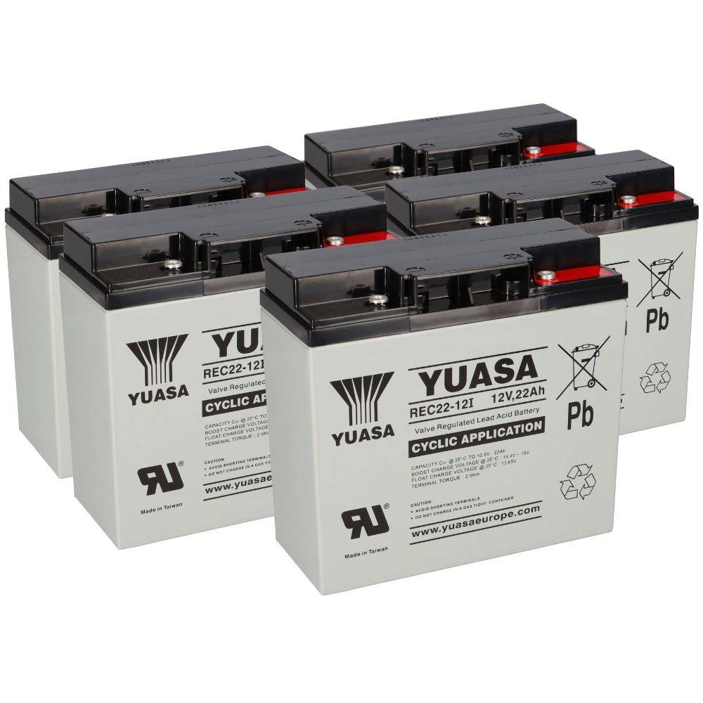 Bleiakku 60V 22Ah (5x 12V 22Ah) kompatibel SXT Raptor 1200 V2 & Viper