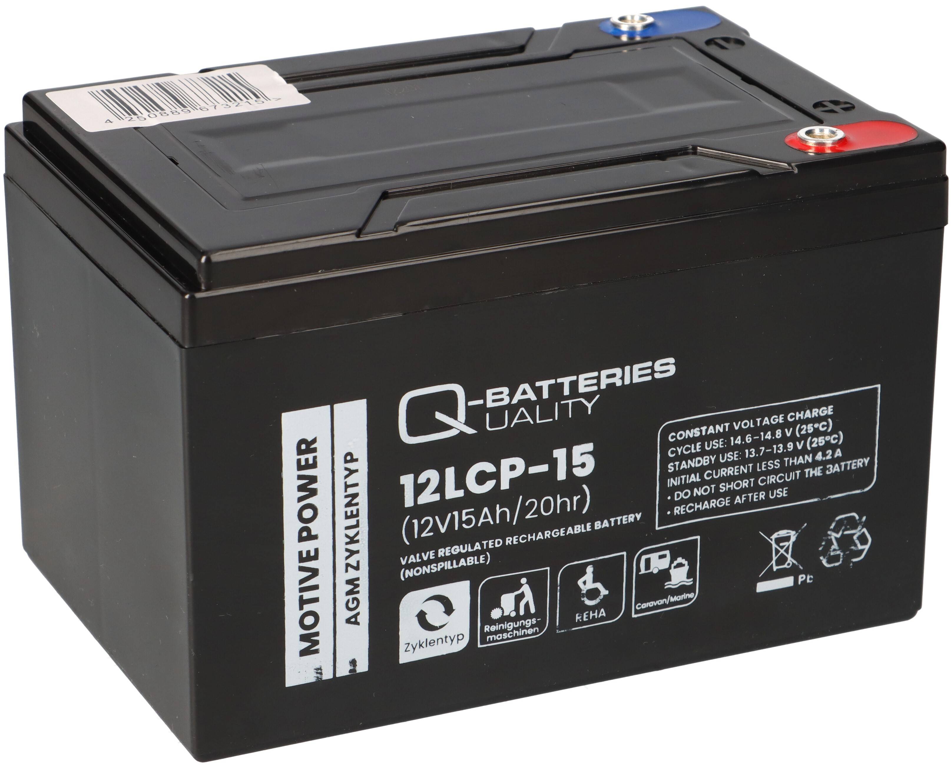 Akku kompatibel 48V 15Ah (4x12V 15Ah) E-Scooter E-Roller