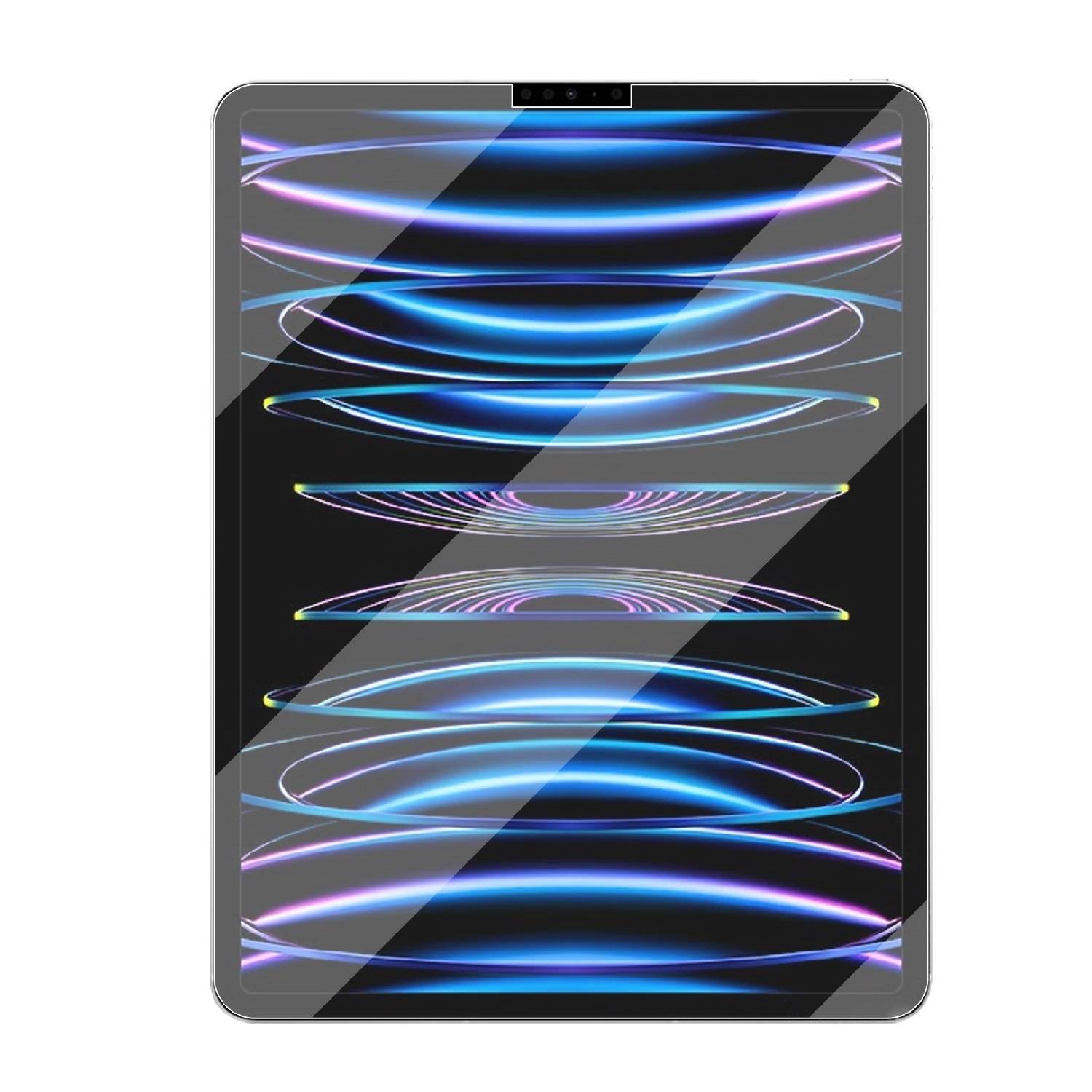 4x 9H Panzerglas iPad Pro 12.9 2022 Displayschutz Panzerfolie Schutzfolie Hartglas Schutzglas Displayglas Tempered Glasfolie Sicherheitsglas