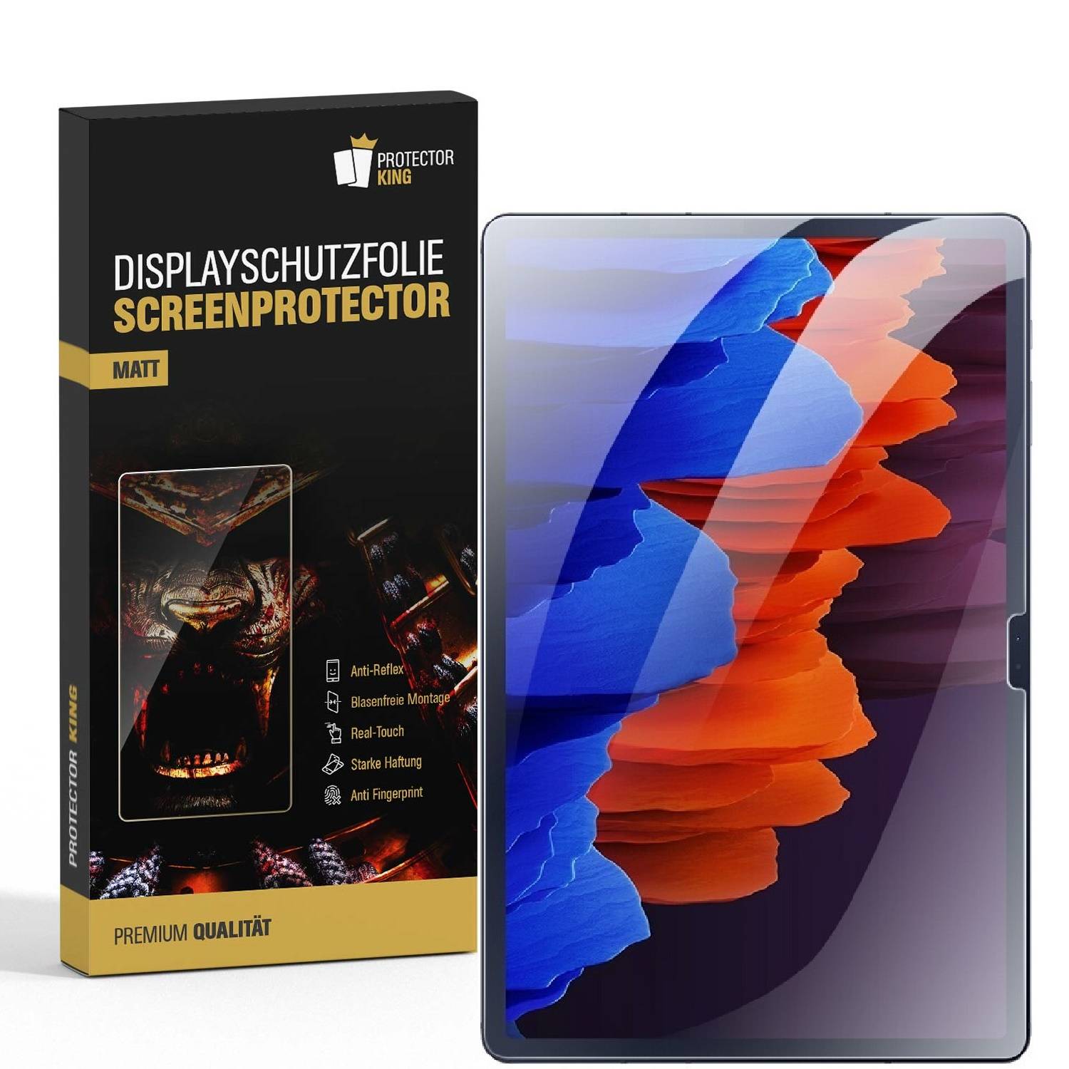 6x Displayschutzfolie für Samsung Galaxy Tab S8 Plus ANTI-REFLEX Schutzfolie MATT ENTSPIEGELT