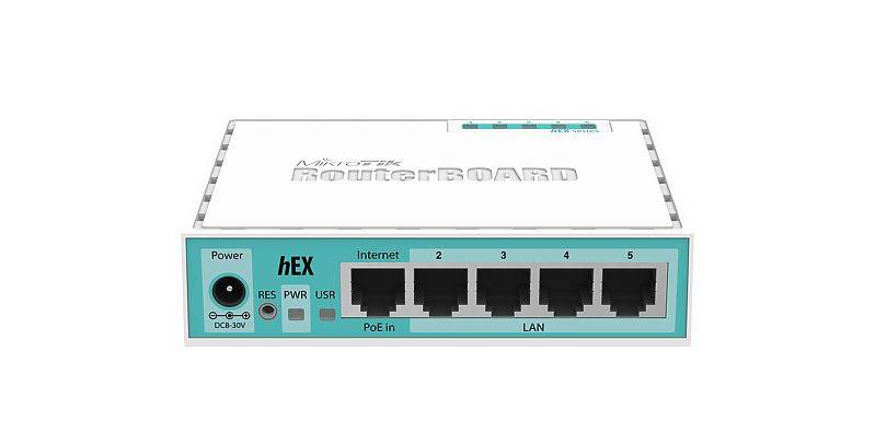 MikroTik RouterBOARD hEX RB750Gr3 - Router - 4-Port-Switch