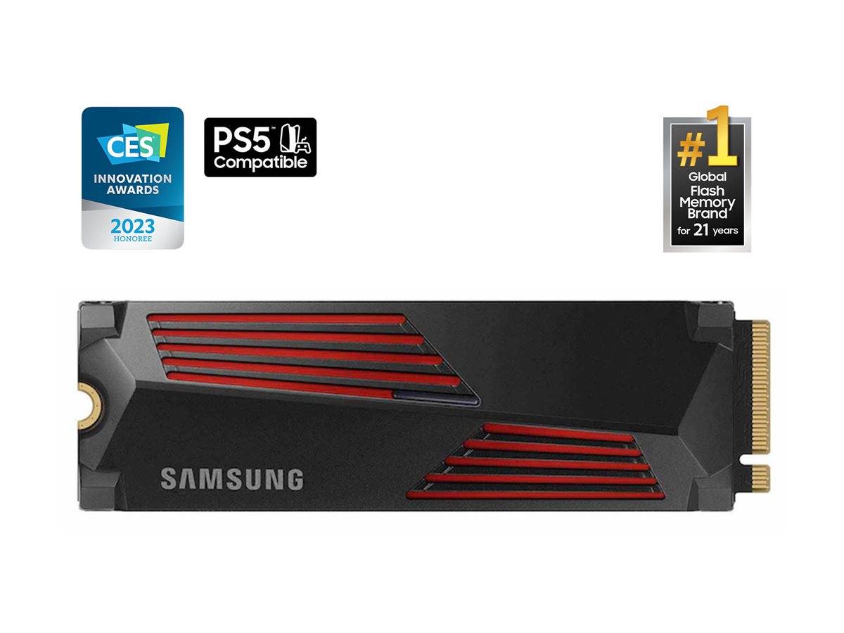 Samsung 990 PRO MZ-V9P2T0CW - SSD - verschlüsselt - 2 TB - intern - M.2 2280 - PCIe 4.0 x4 (NVMe)