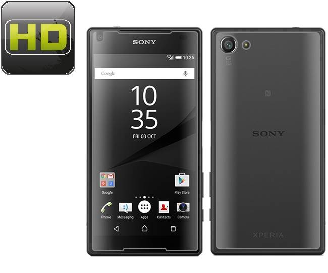 2x Displayschutzfoie für Sony Xperia Z5 Compact Displayfolie HD ULTRA KLAR
