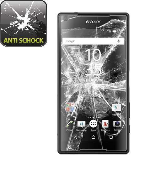 3x Panzerfolie für Sony Xperia Z5 Premium ANTI-SCHOCK Displayschutzfolie KLAR
