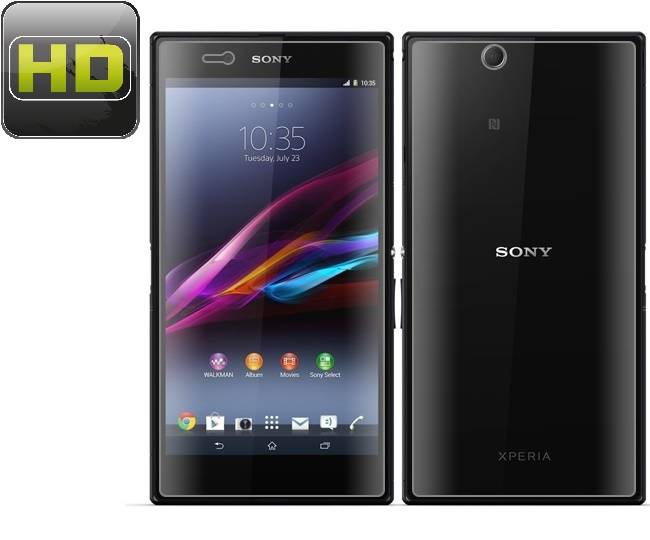 2x Displayschutzfolie für Sony Xperia Z Ultra Displayfolie Displayschutz FB KLAR