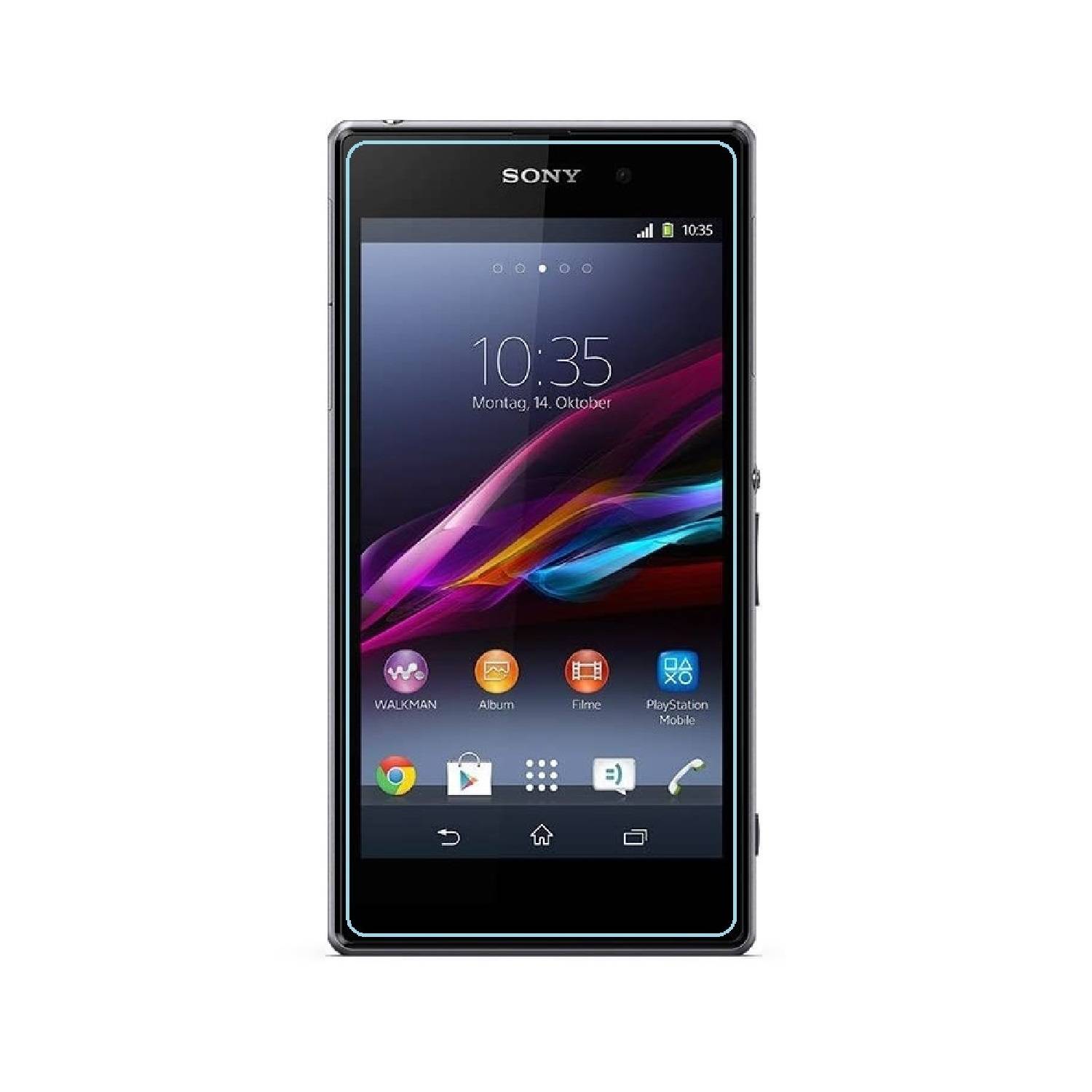 4x 9H Hartglas für Sony Xperia Z1 Compact Panzerfolie Schutzglas Displayschutz KLAR Panzerglas Schutzfolie