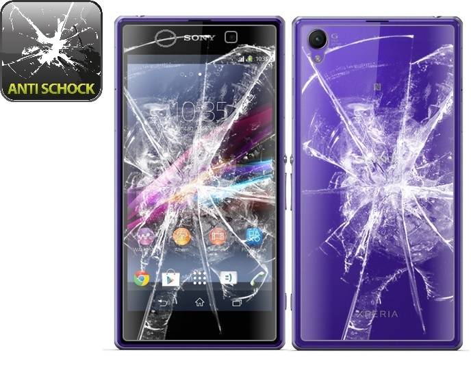 6x Panzerfolie für Sony Xperia Z1 ANTI-SCHOCK Displayschutzfolie HD ULTRA KLAR FB