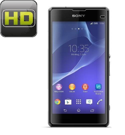 2x Displayschutzfolie für Sony Xperia Z1 Compact Displayfolie HD ULTRA KLAR
