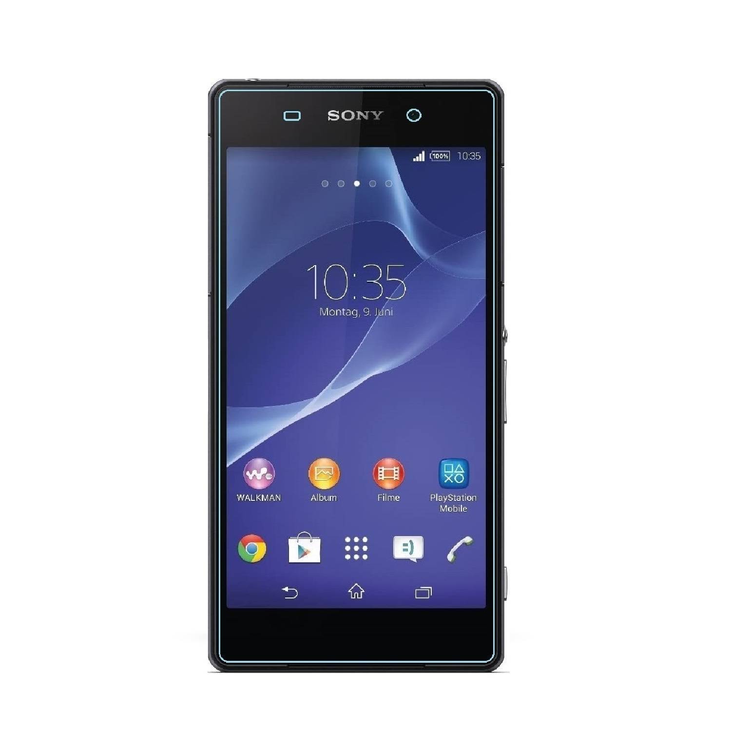 2x 9H Hartglas für Sony Xperia Z2 Panzerfolie Displayglas Schutzglas HD KLAR Panzerglas Schutzfolie