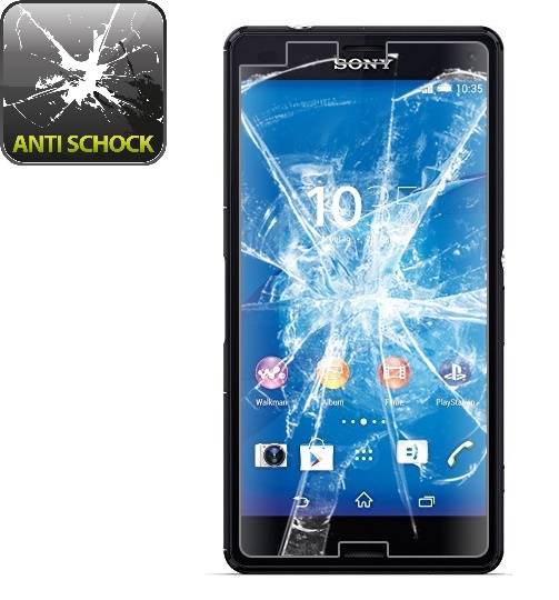 6x Panzerfolie für Sony Xperia Z3 Compact ANTI-SCHOCK Displayschutzfolie HD KLA