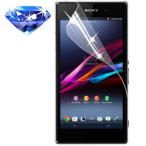2x Sony Xperia M2 Displayfolie Schutzfolie Folie silber Diamant glitzer HD klar