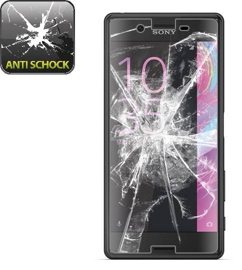 2x Panzerfolie für Sony Xperia X ANTI-SCHOCK Displayfolie Displayschutz MATT