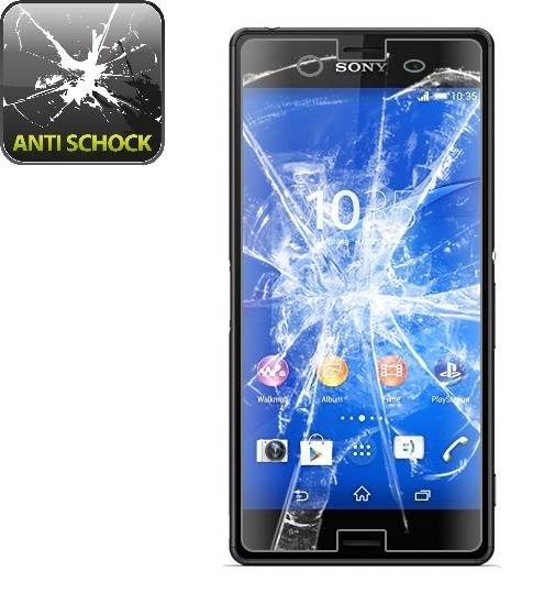 3x Panzerfolie für Sony Xperia Z3 ANTI-SCHOCK Displayschutzfolie MATT