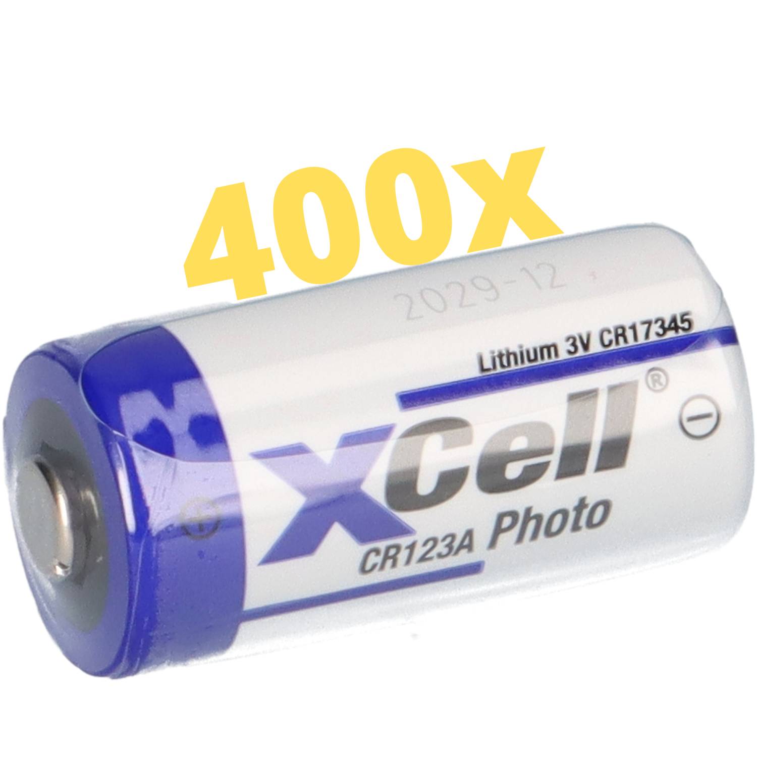 400x CR123A DL123A Batterien 3V CR17345 Ultra Lithium Foto