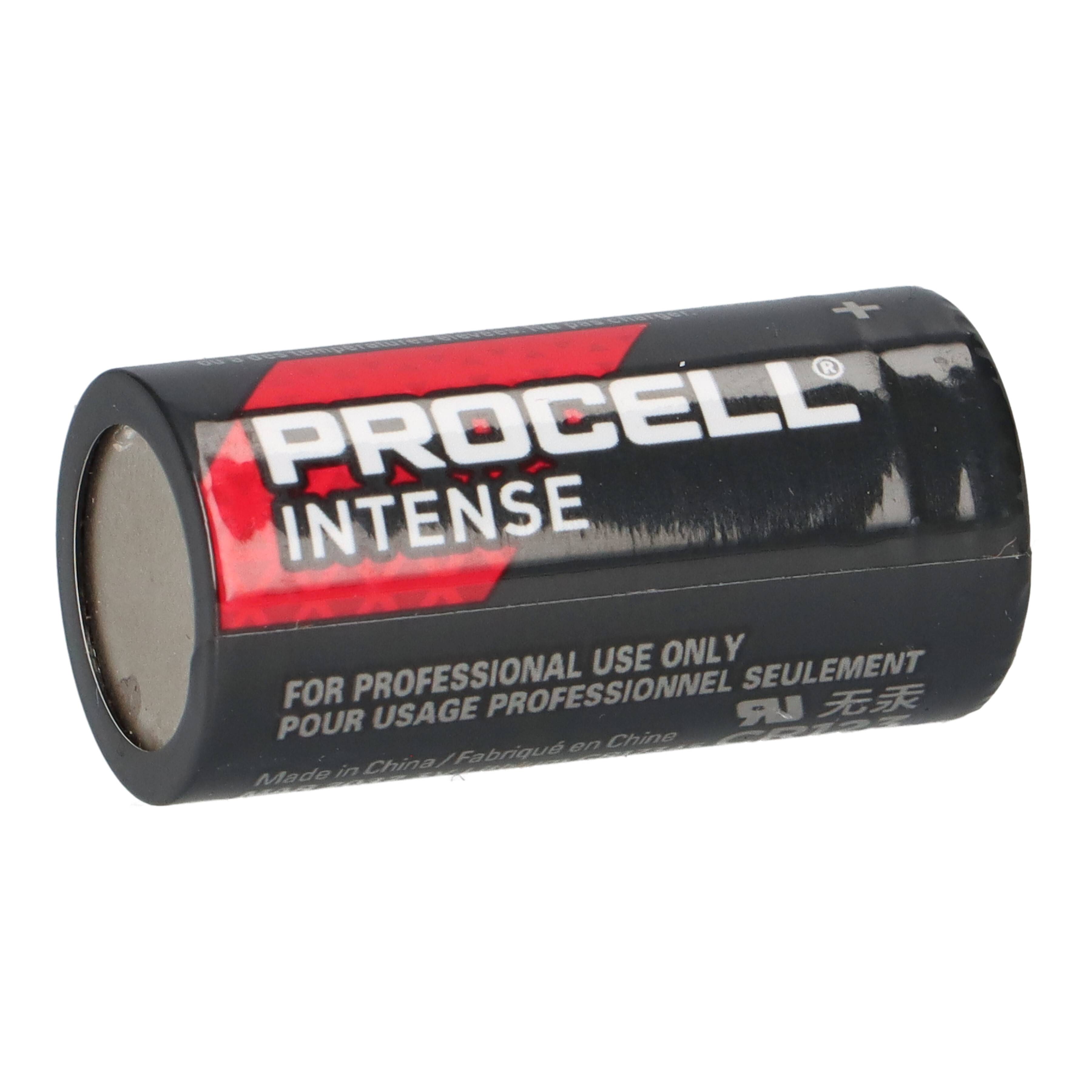 100x Procell Intense CR123A Lithium Batterie 3V 1600 mAh – Industrie – Großpack