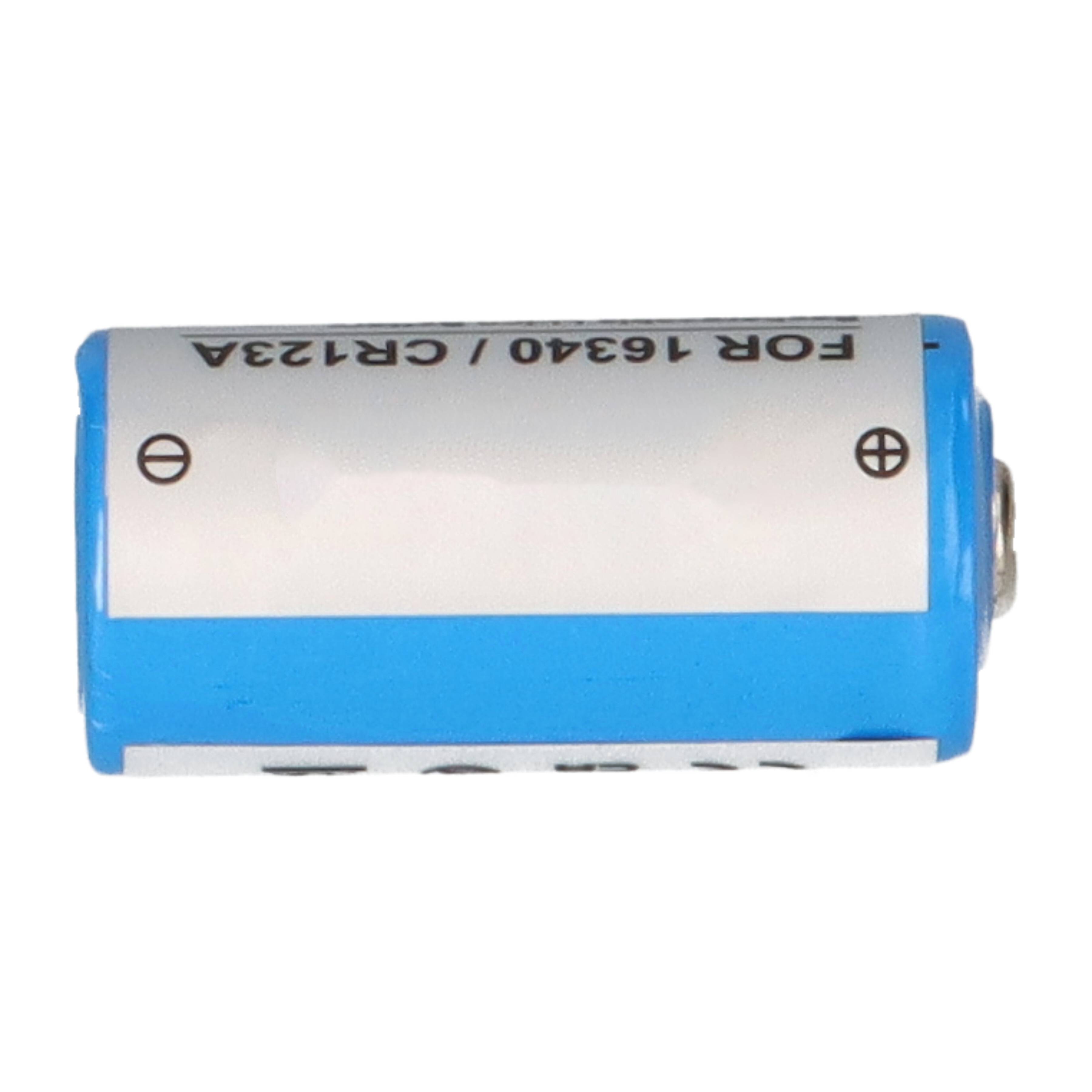 Akku 16340 / CR123A 3.6V Li-ion 700mAh