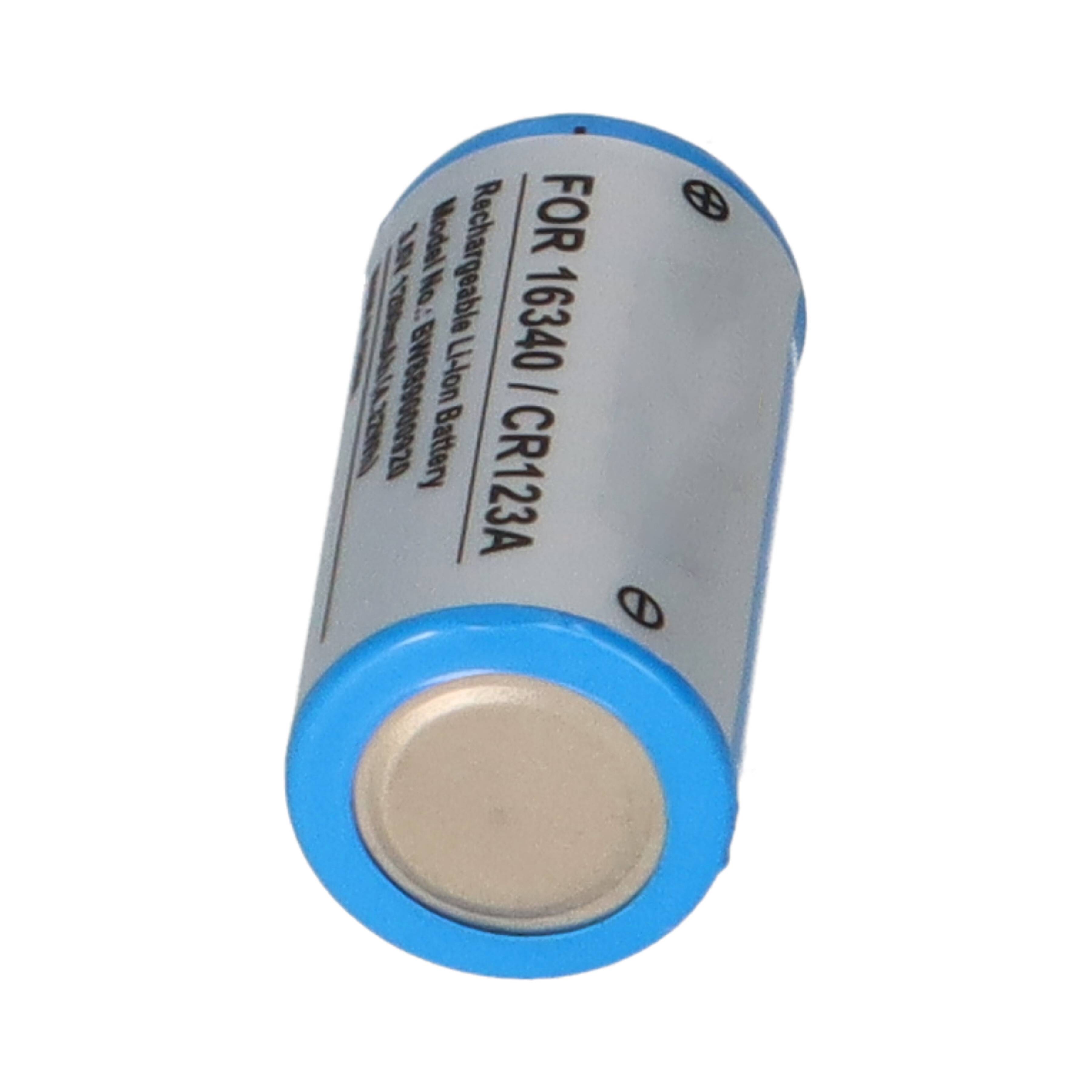 16340 Li-Ion Akku 3,6 V 700 mAh – CR123A-Format