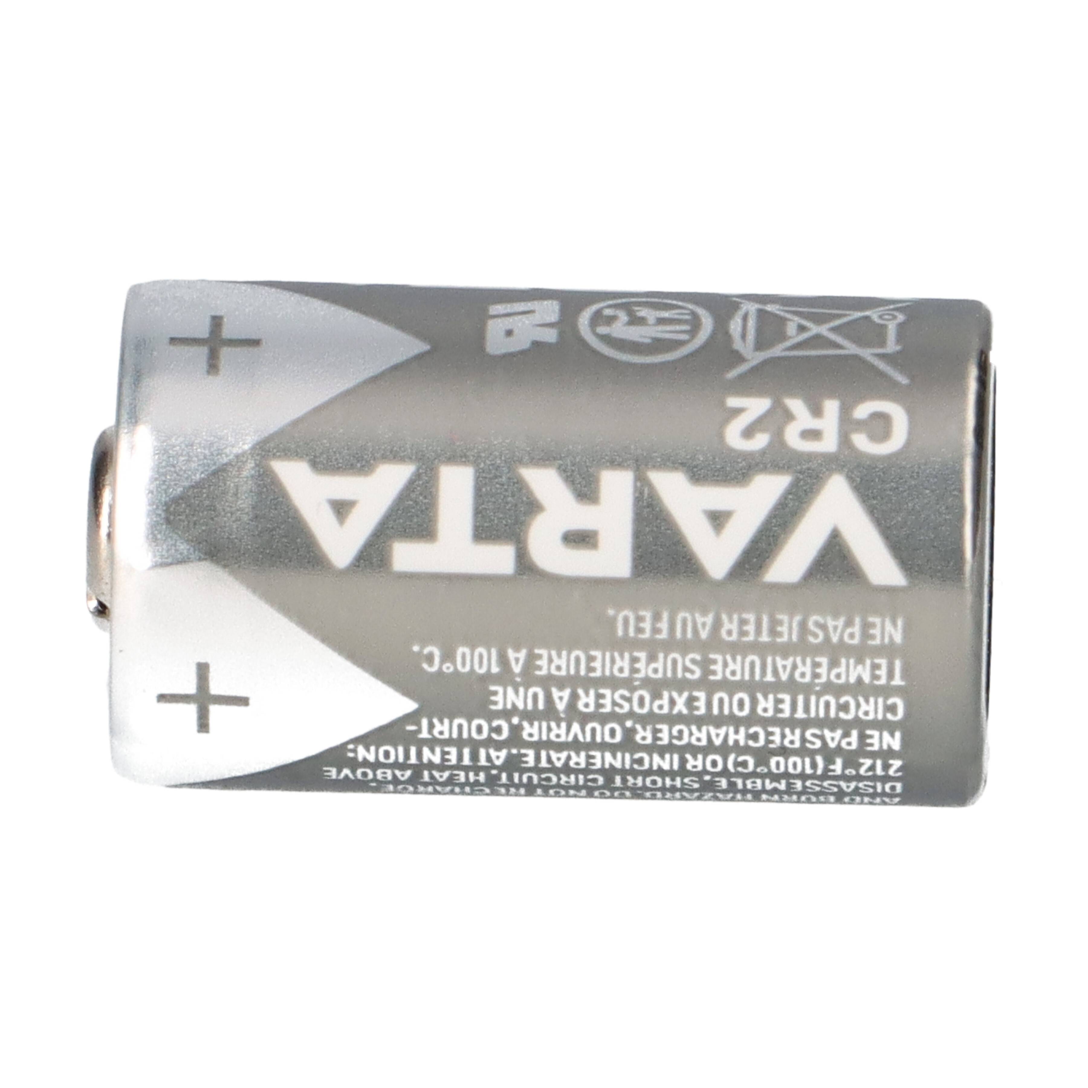 VARTA CR2 Lithium Batterie 3V 920mAh – für Snuza Hero MD/SE & Go! SE