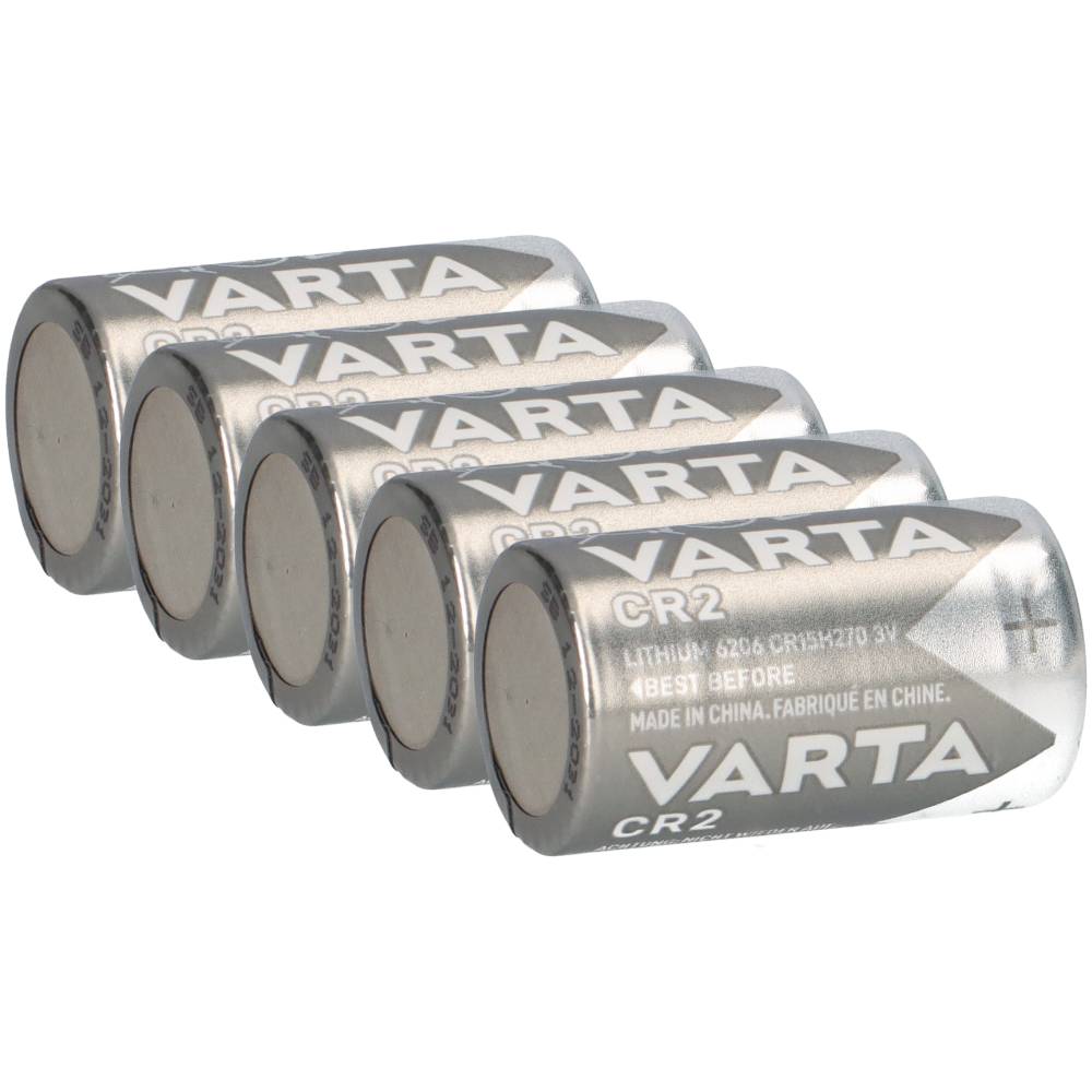 5x VARTA CR2 Lithium Batterie 3V 920mAh – CR15H270 – 5x 1er Blister
