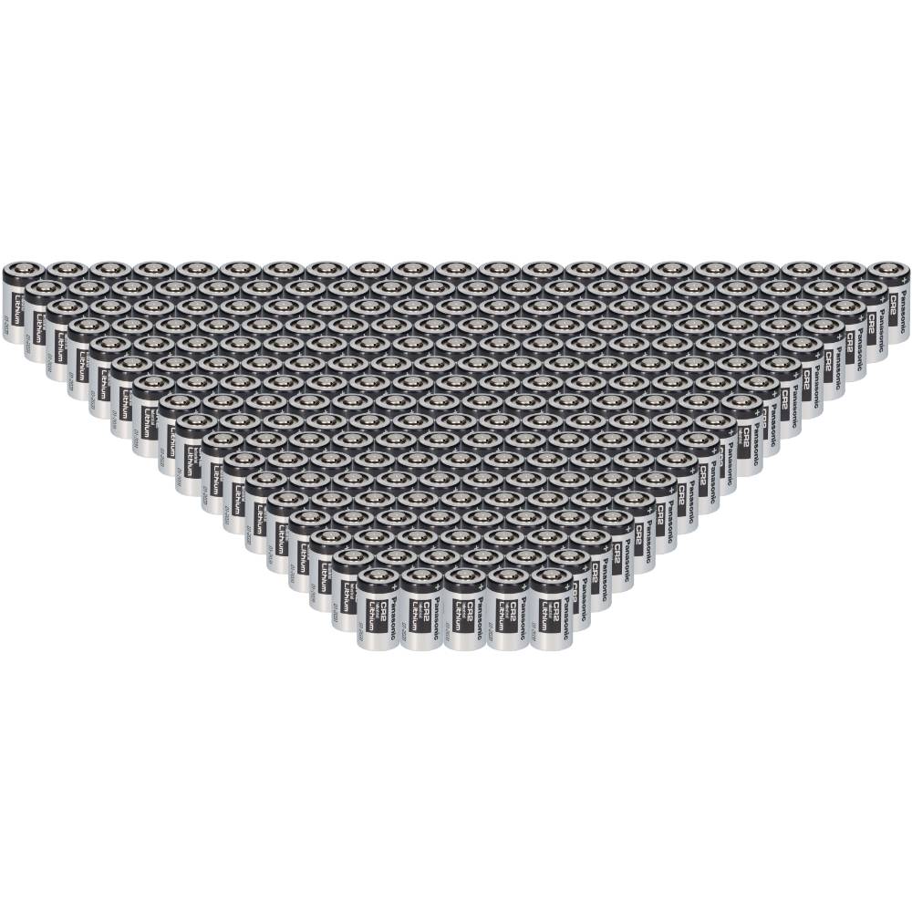 200x Panasonic Photobatterie CR2 Lithium 3V 850mAh CR17355, DLCR2, EL1CR2, CR15H270