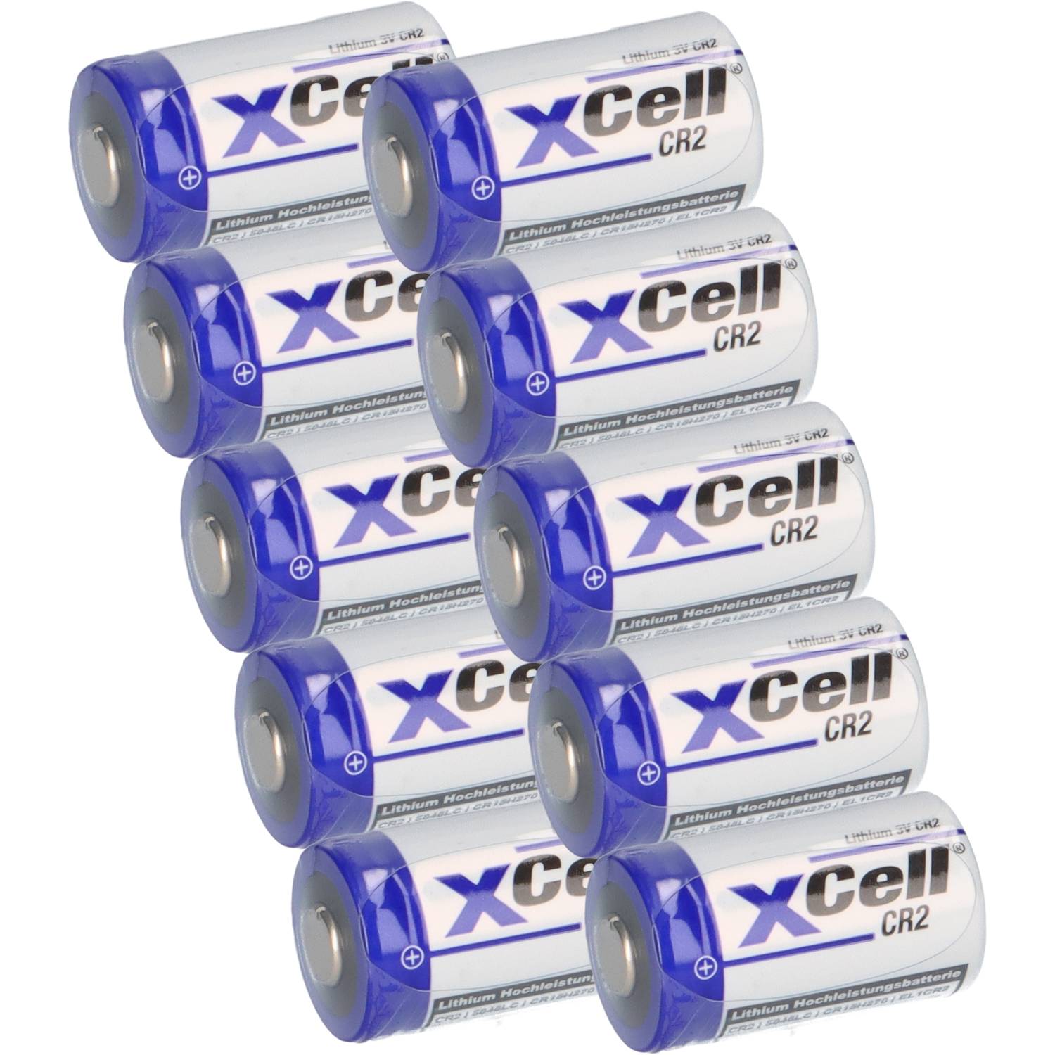 10x XCell CR2 Lithium Batterie 3V 850 mAh – CR15H270