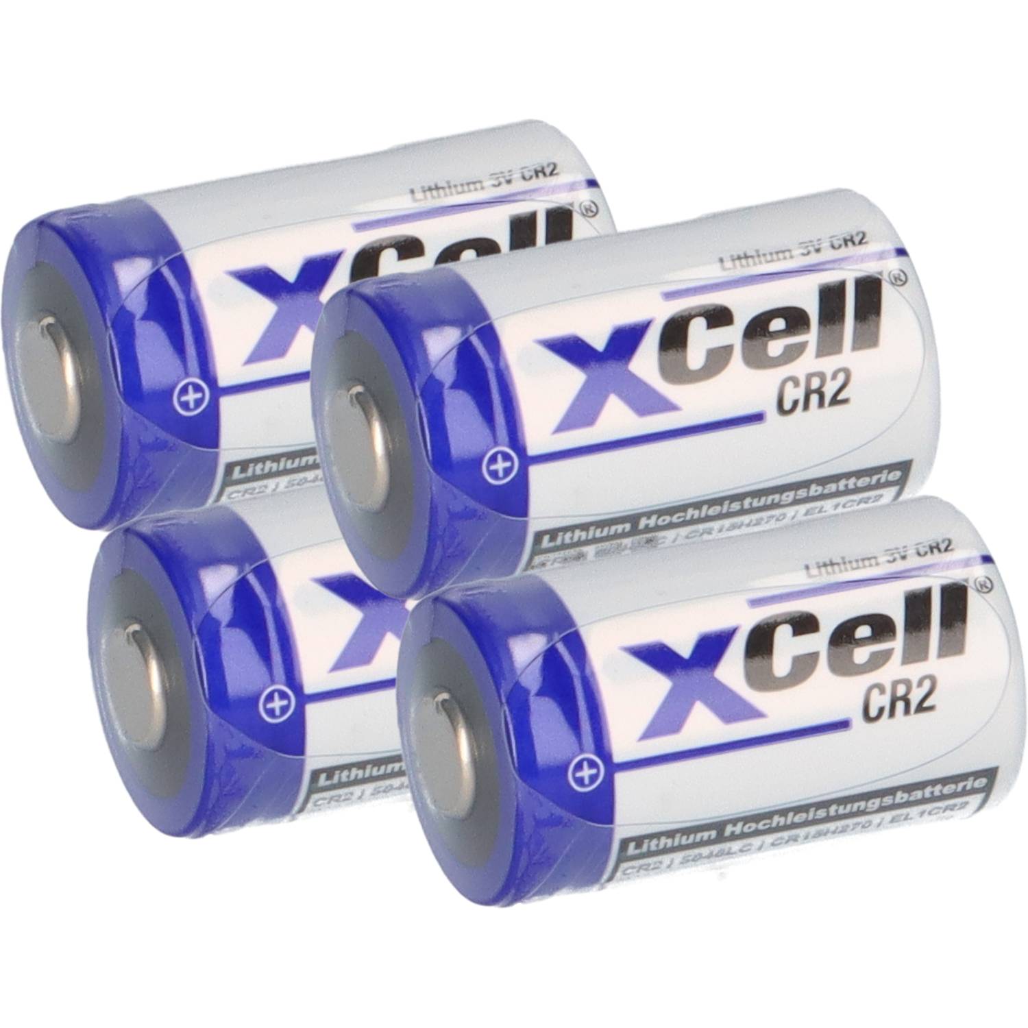 4x XCell CR2 Lithium Batterie 3V 850 mAh – CR15H270