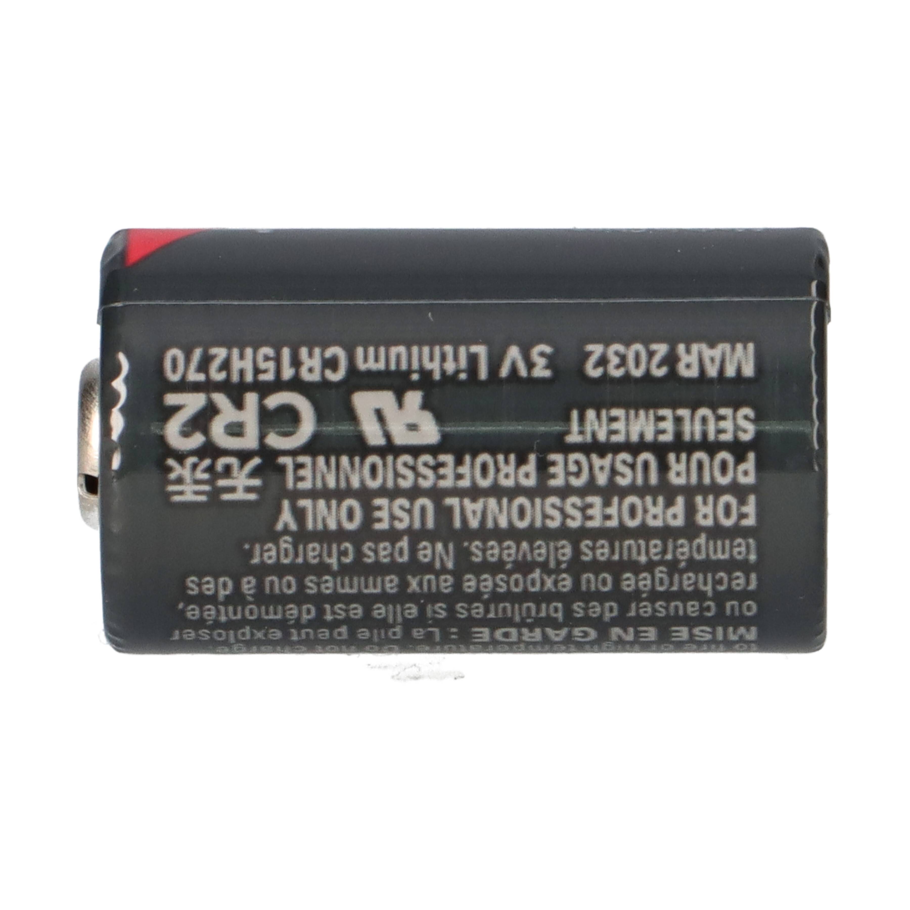 100x Procell Intense CR2 Lithium Batterie 3V 920mAh – Profi/Industrie