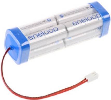 eneloop NiMH Akkupack 9,6V 2000mAh F2x2x2 – Futaba-Senderanschluss