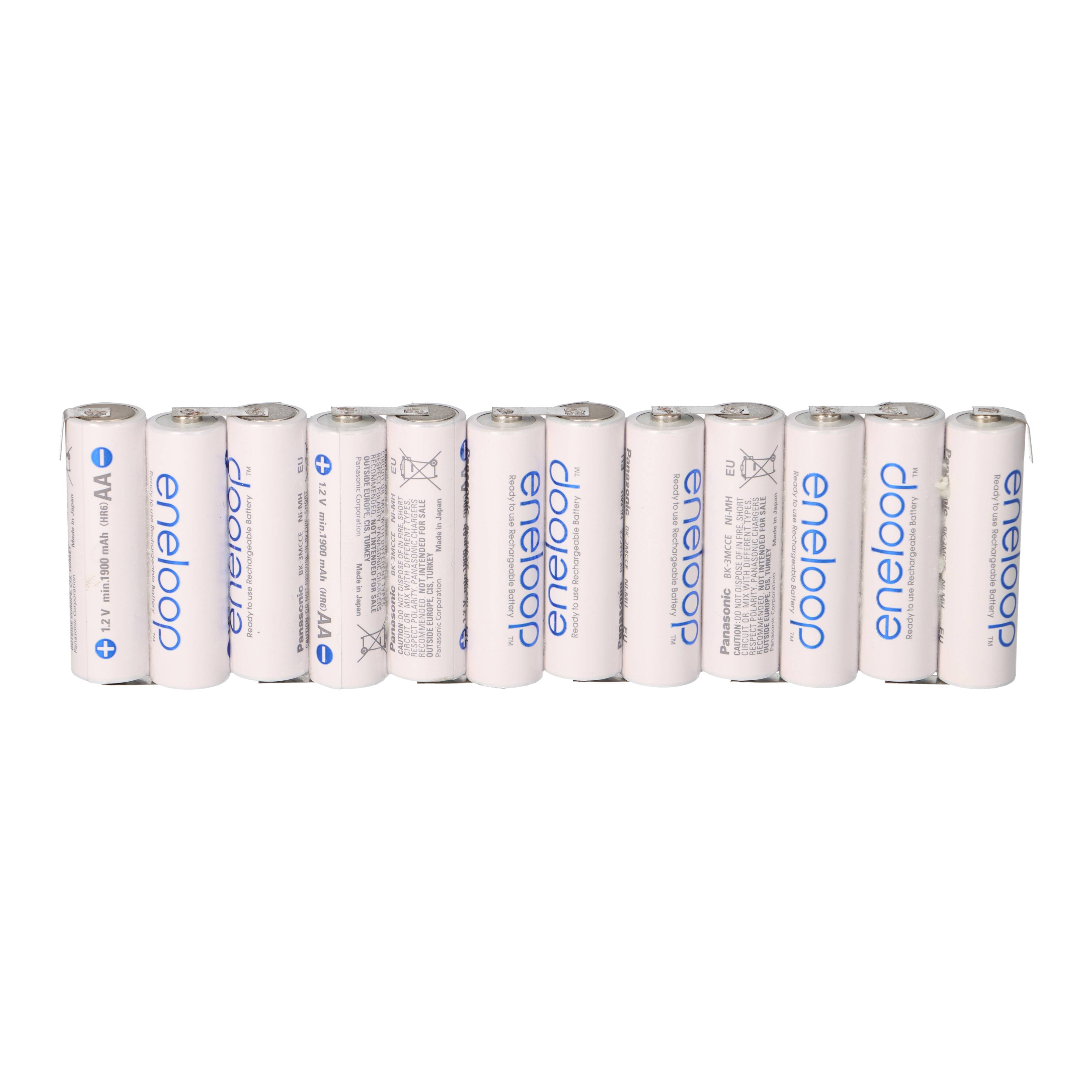 eneloop Akkupack 14,4V/2000mAh F1x12 Reihe mit Lötfahne Eneloop AA