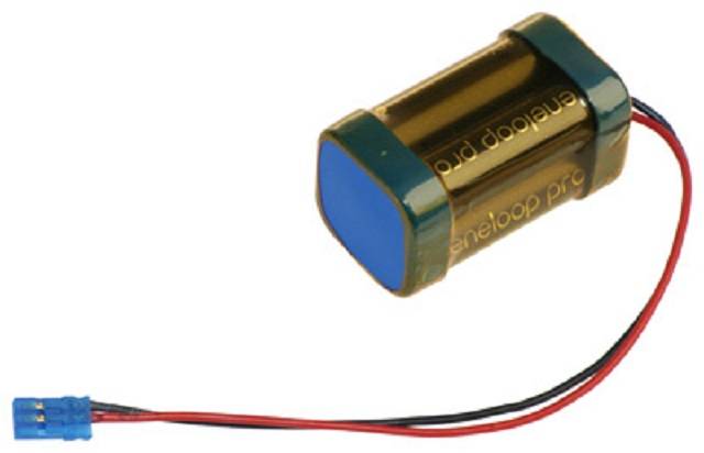 eneloop NiMH Akkupack 4,8V 2500mAh F2x2 – Graupner-Anschluss