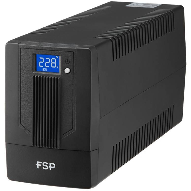 FSP iFP600 Line-interactive UPS 600VA.360W.SCHUKO*2.12V/7AH*1.LCD VERSION .230V Energie & USV USV &