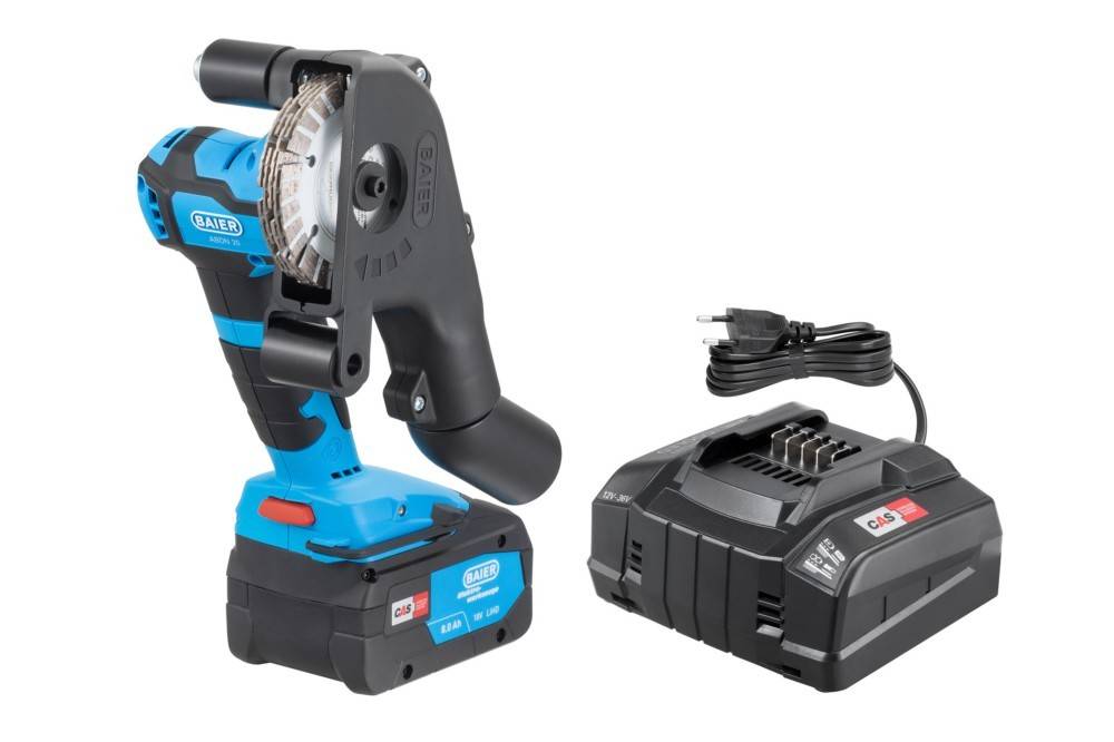 Baier Maschinenfabrik Akku Diamantfräse ABDN20_PV Set