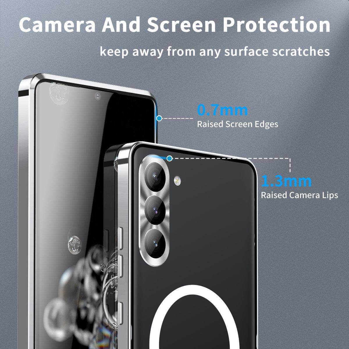 Für Samsung Galaxy S23 FE 5G Magsafe Metall Case Cover Schutz Tasche