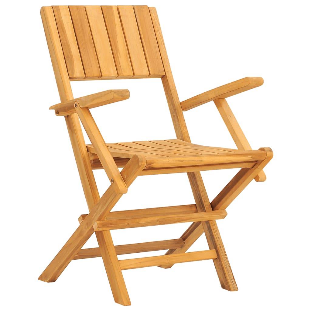 vidaXL 7-tlg. Garten-Essgruppe Massivholz Teak