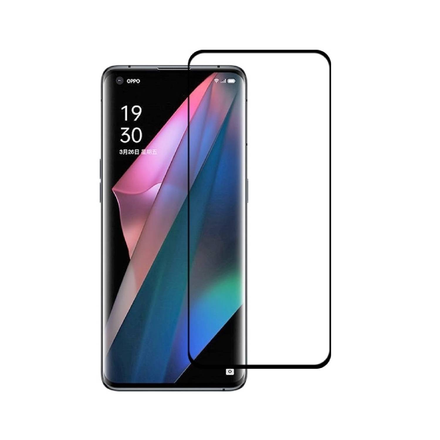 6x 9H Hartglas für Oppo Find X3 Pro FULL CURVED Displayschutz Panzerfolie 3D Panzerglas Schutzglas Schutzfolie Displayglas Glasfolie
