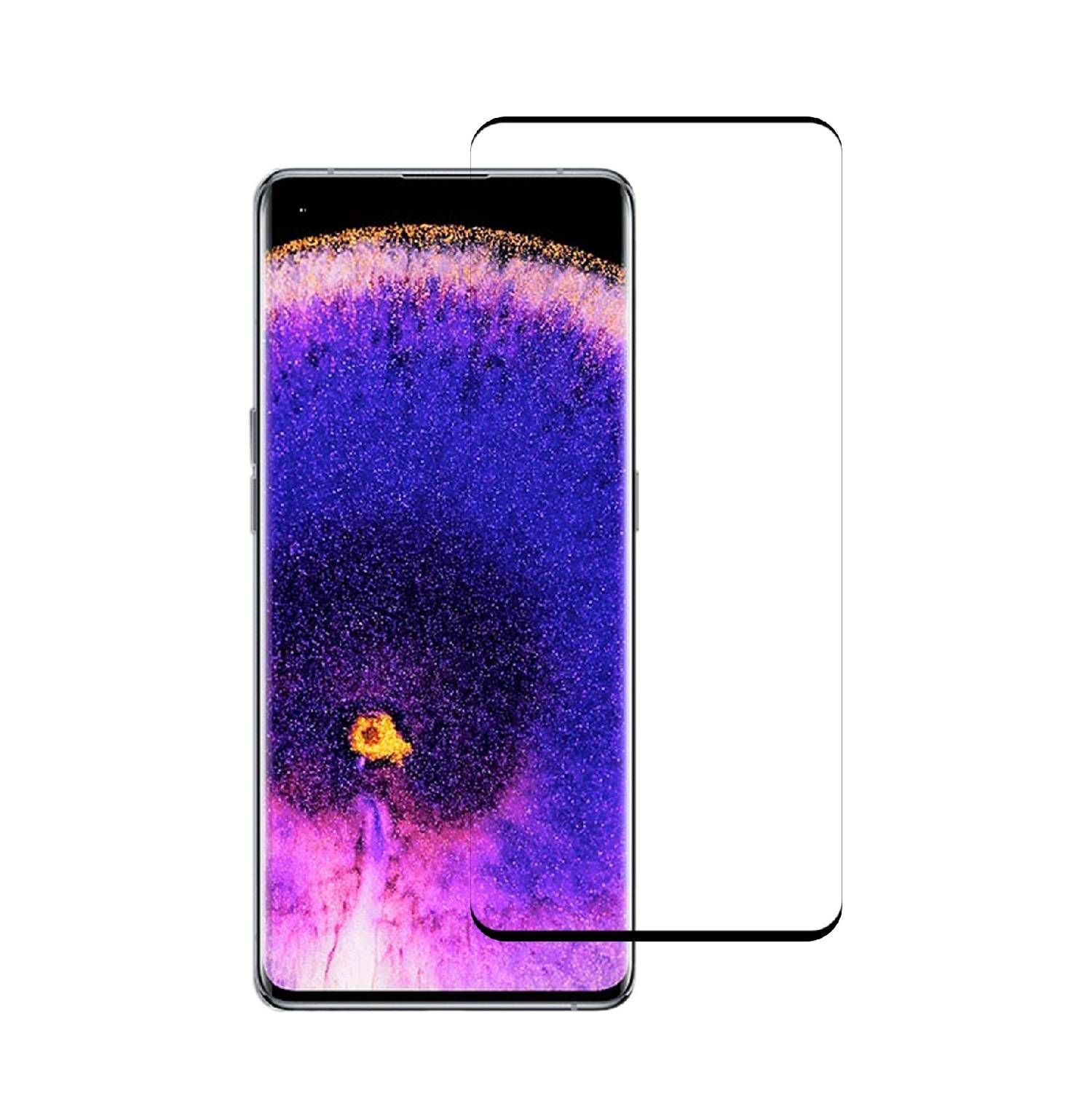 1x 9H Hartglas für Oppo Find X5 Pro FULL CURVED Displayschutz Panzerfolie 3D Panzerglas Schutzglas Schutzfolie Displayglas Glasfolie