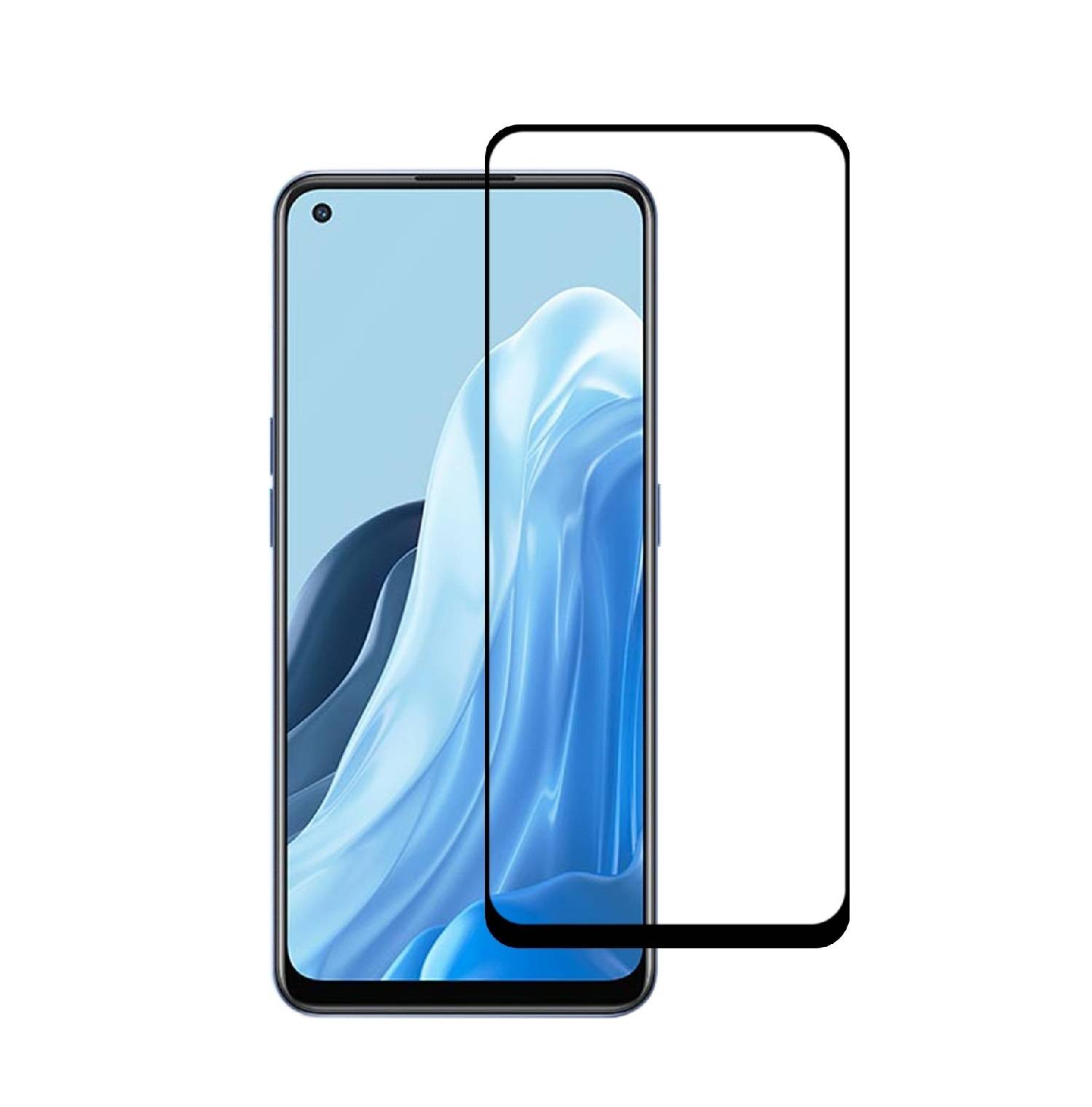1x 9H Hartglas für Oppo Find X5 Lite FULL COVER Displayschutz Panzerfolie Schutzfolie Panzerglas Schutzglas Displayglas Tempered Glasfolie