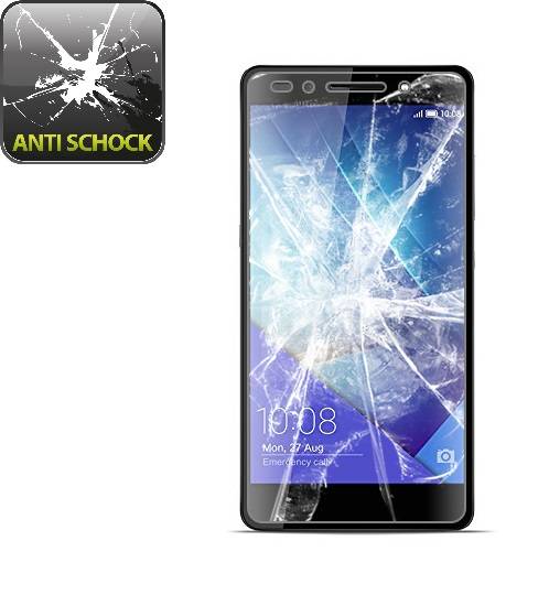 4x Panzerfolie für Huawei Honor 7 ANTI-SCHOCK Displayschutzfolie HD ULTRA KLAR