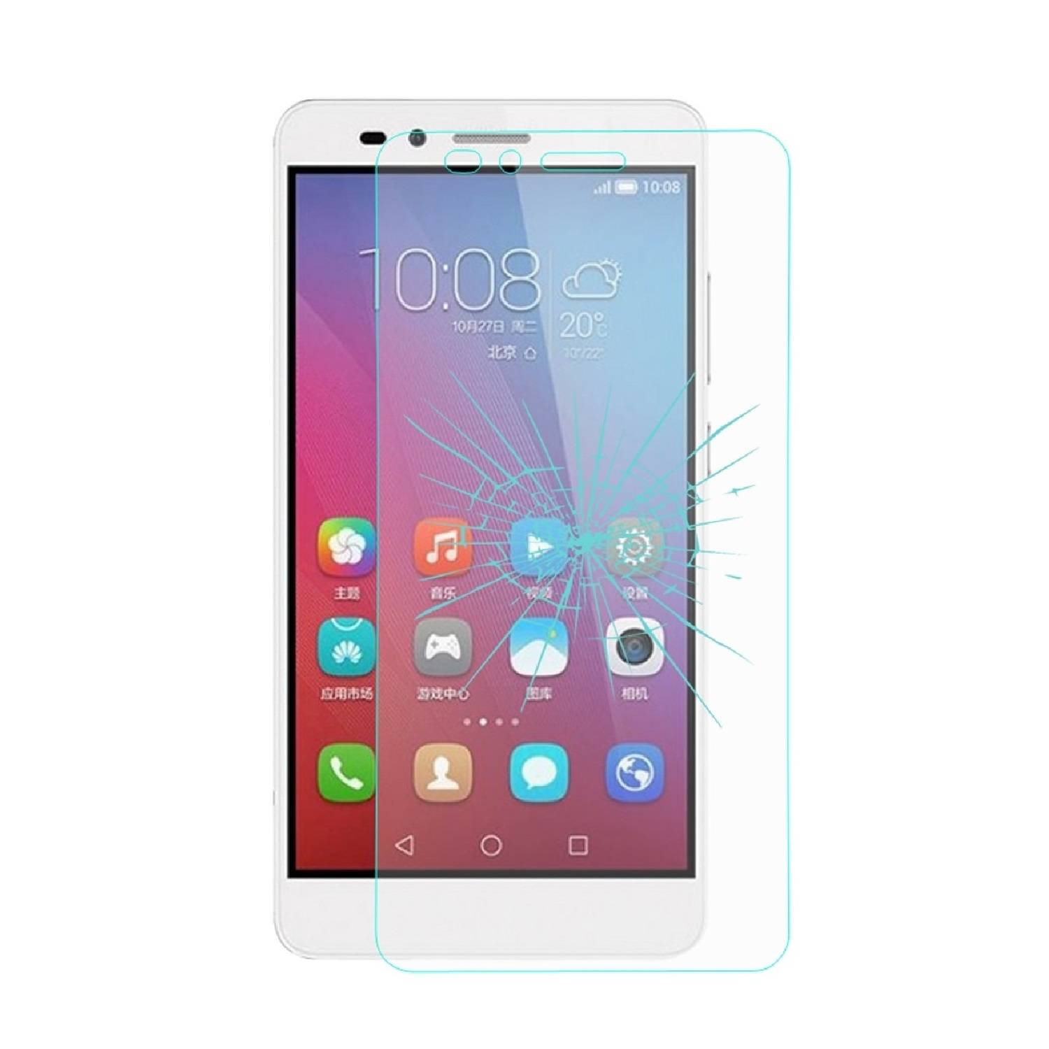 6x 9H Hartglasfolie für Huawei Honor 5X Panzerfolie Schutzglas Schutzfolie KLAR Panzerglas Schutzfolie