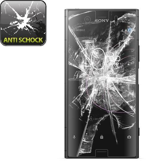 3x Panzerfolie für Sony Xperia XZ1 ANTI-SCHOCK Displayschutzfolie HD ULTRA KLAR