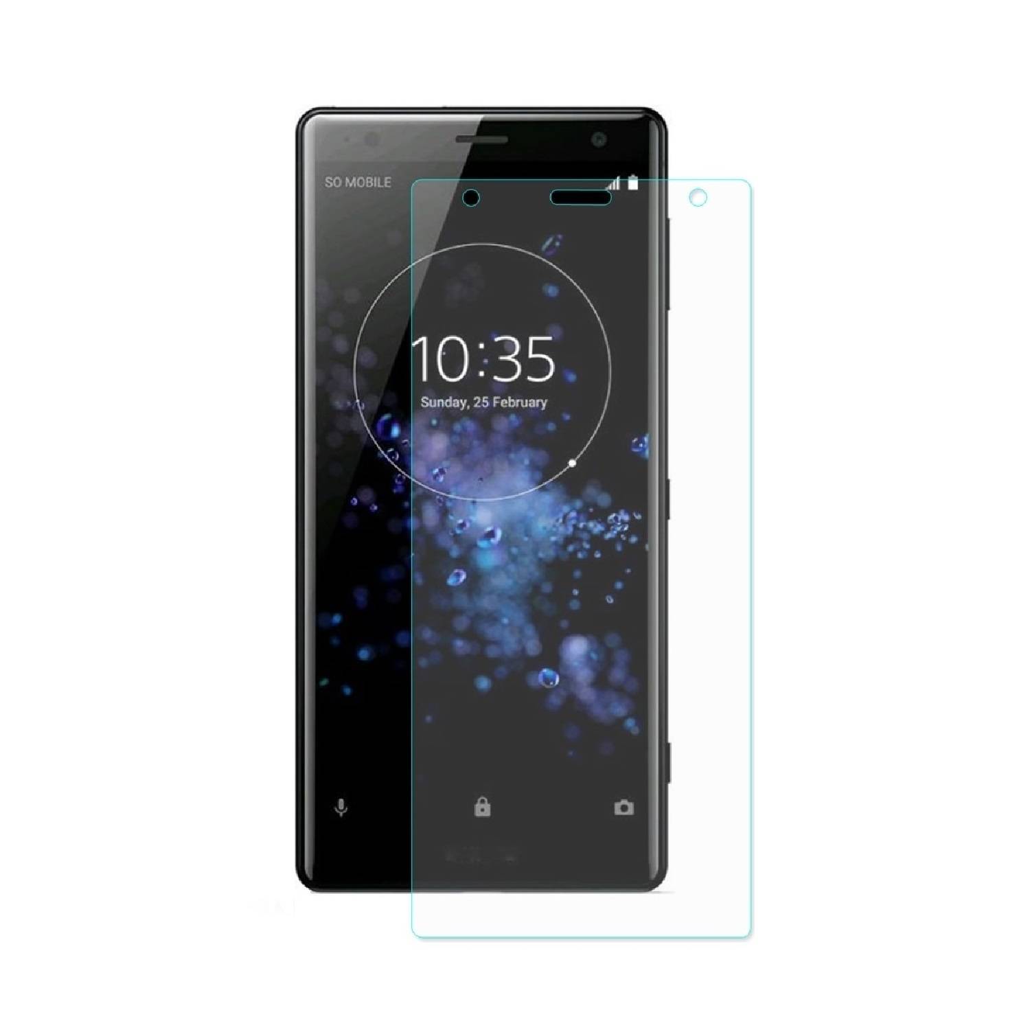 6x 9H Hartglas für Sony Xperia XZ2 Panzerfolie Displayschutz Schutzfolie HD KLAR Panzerglas Schutzglas Glasfolie Displayglas