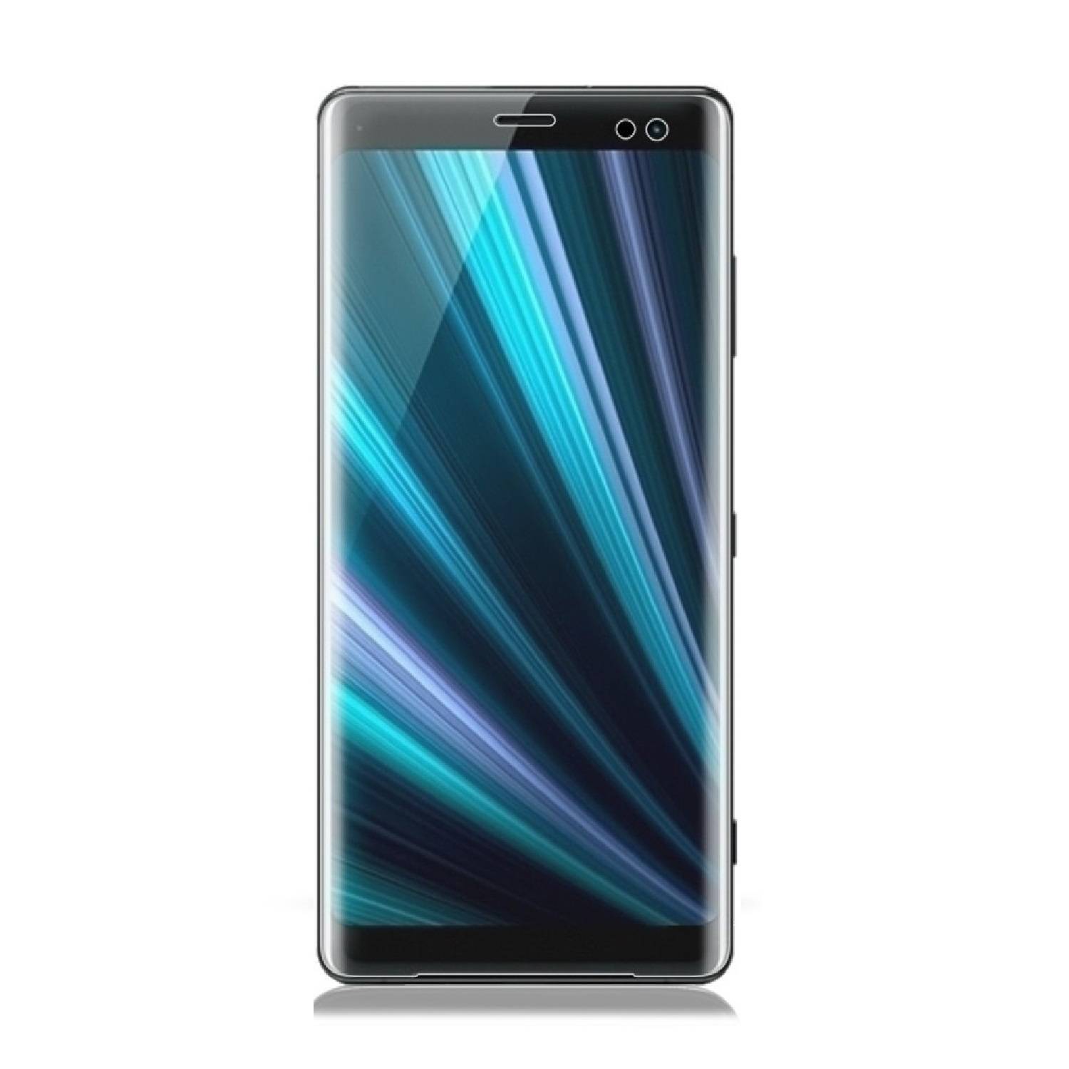 2x 9H Hartglas für Sony Xperia XZ3 FULL CURVED Panzerfolie Displayschutz HD KLAR Panzerglas Schutzglas Schutzfolie