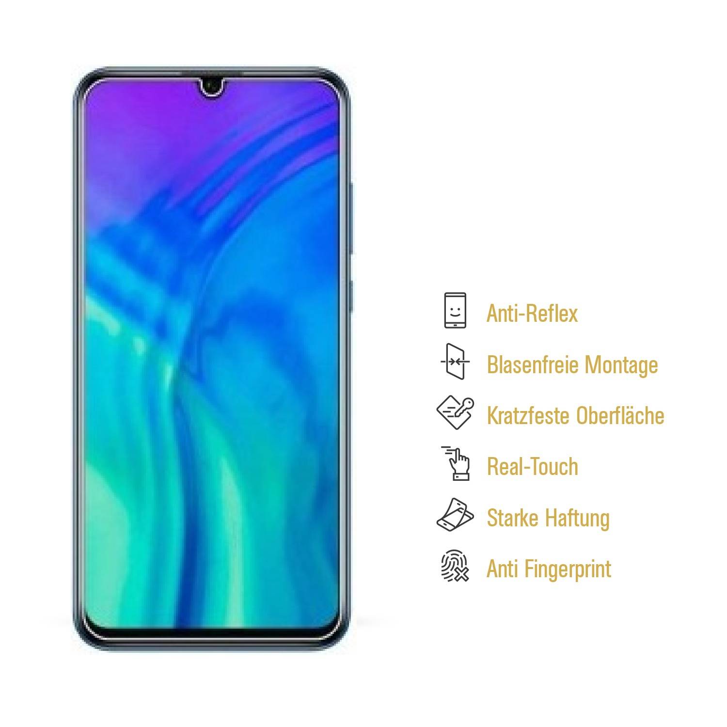 4x Panzerfolie für Huawei Honor 20 Lite ANTI-SCHOCK Displayschutzfolie MATT