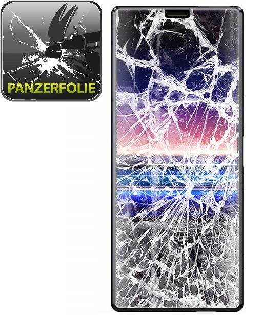 4x Panzerfolie für Sony Xperia 1 ANTI-SCHOCK Displayfolie Displayschutz HD KLAR
