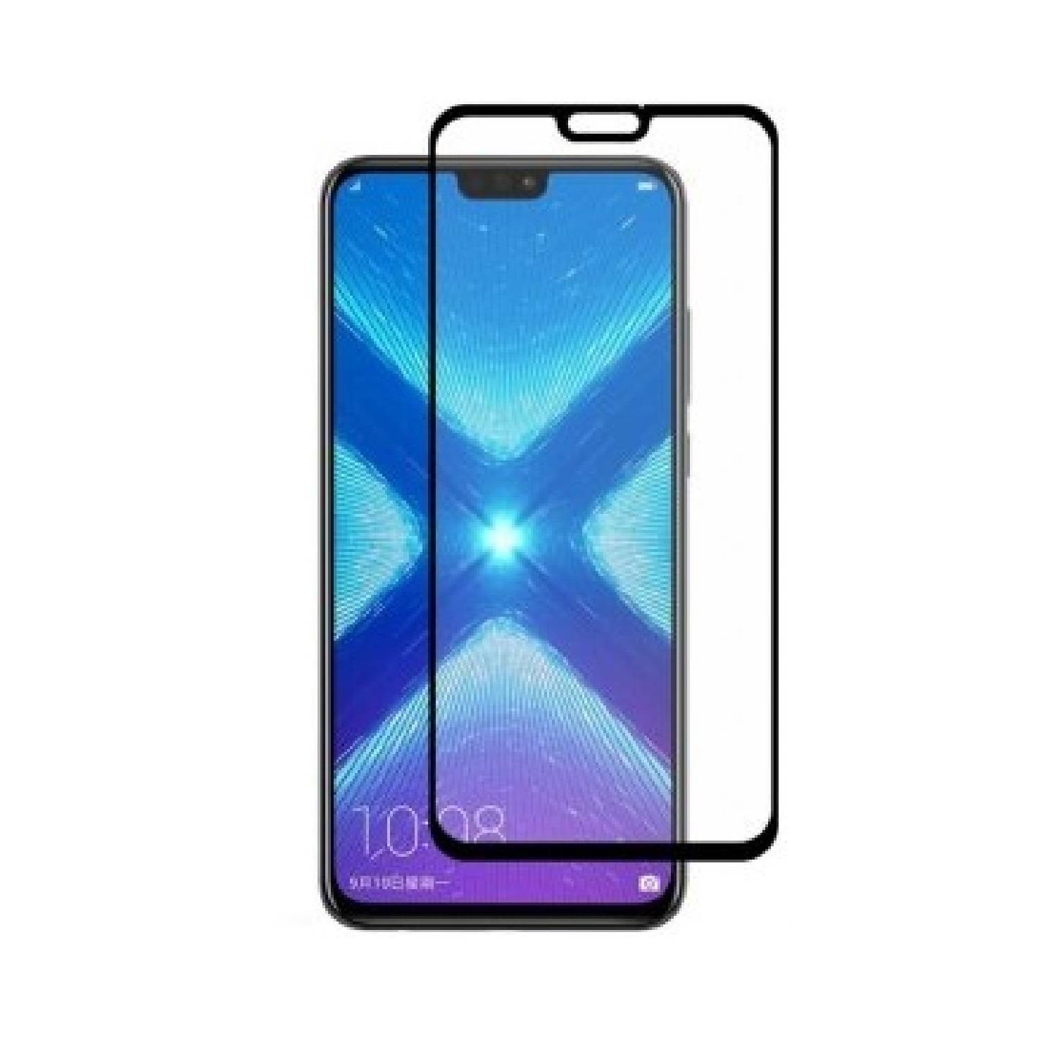 6x 9H Hartglas für Huawei Honor 8X FULL COVER Panzerfolie Displayschutz KLAR Panzerglas Schutzglas Schutzfolie