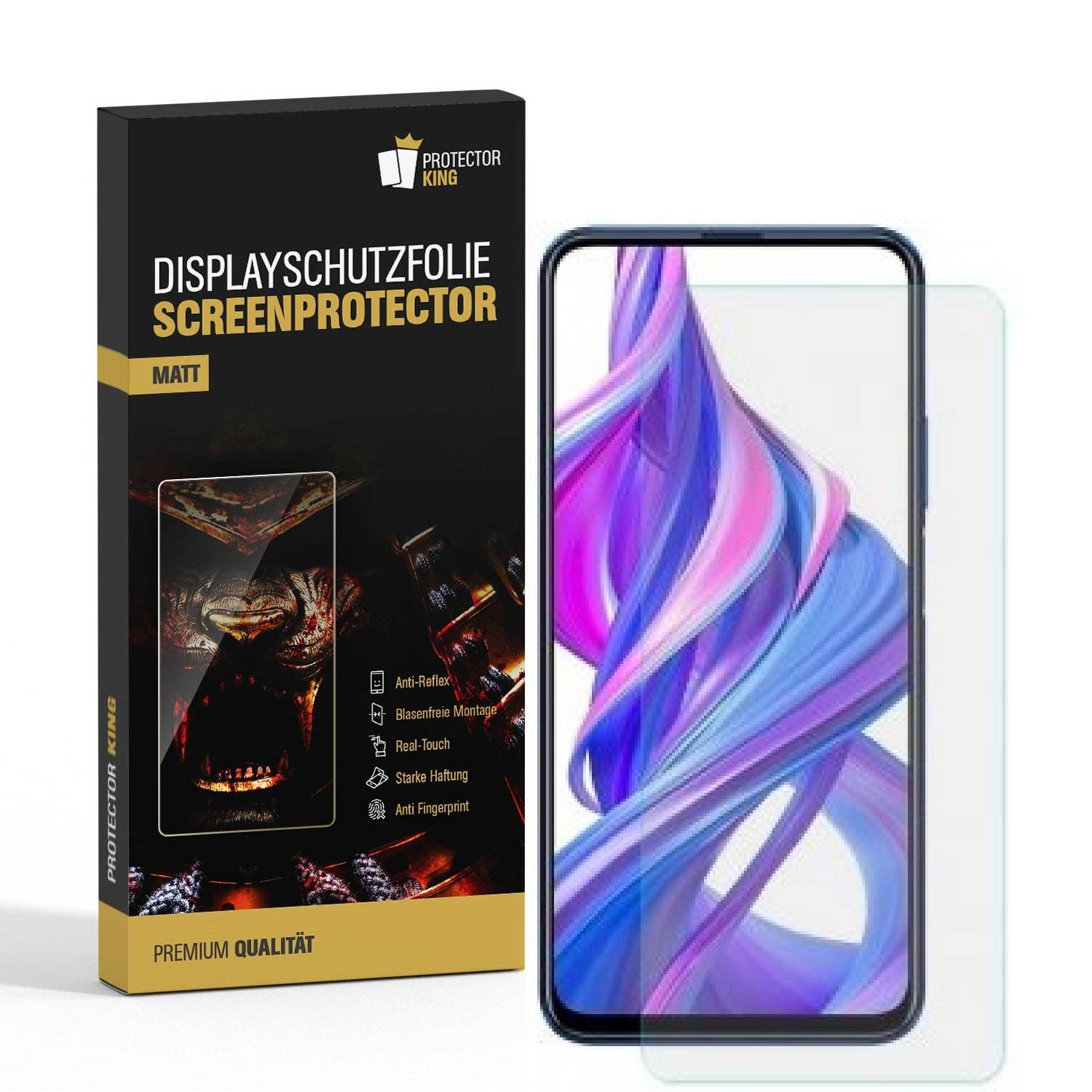 3x Displayschutzfolie für Huawei Honor 9X ANTI-REFLEX Displayfolie MATT
