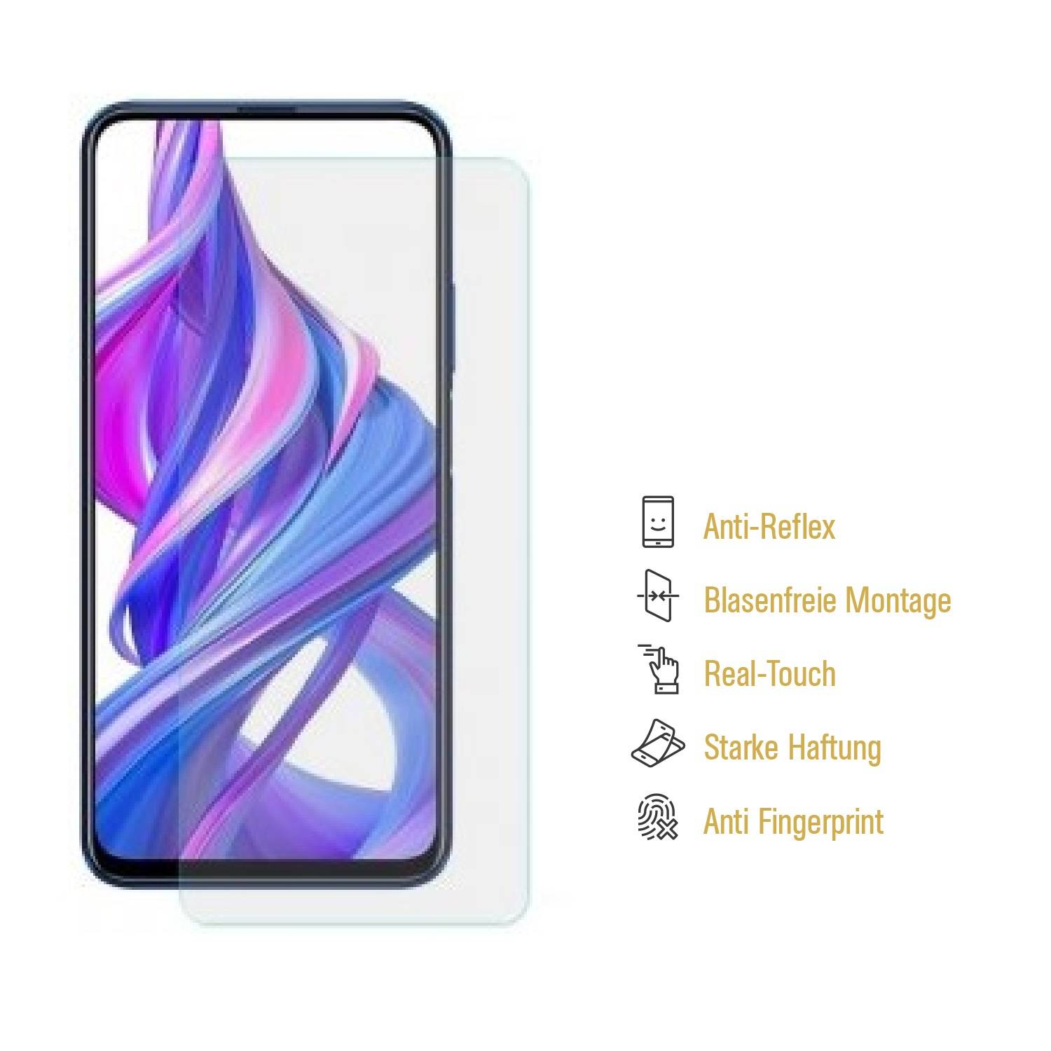 4x Displayschutzfolie für Huawei Honor 9X ANTI-REFLEX Displayfolie MATT