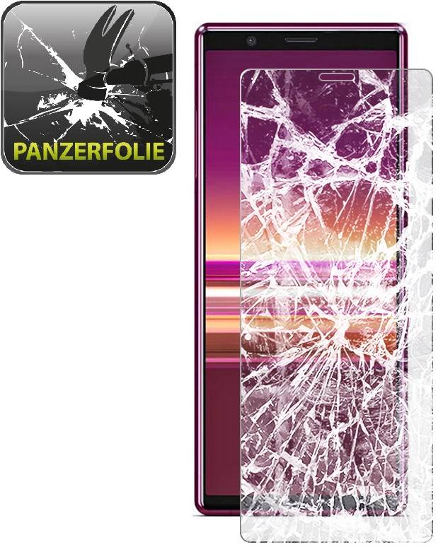 6x Panzerfolie für Sony Xperia 5 FULL COVER Displayschutz Displayfolie HD KLAR